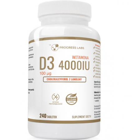 Witamina D3 4000UI 240tabl.