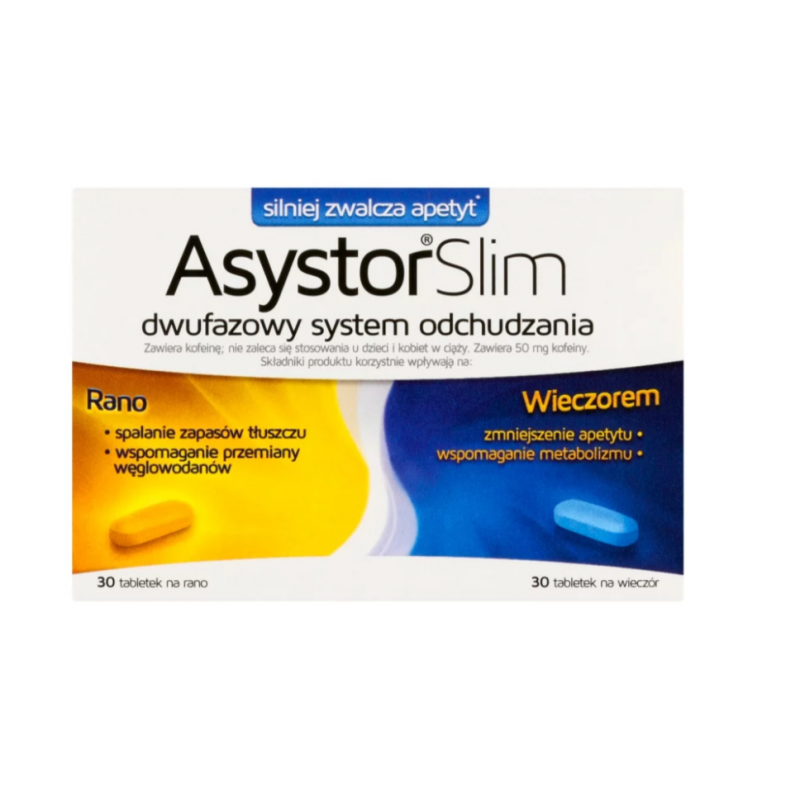 Asystor Slim tabletki - 60 tabl. ( data ważności 08/2025) Asystor Slim tabletki - 60 tabl. ( data ważności 08/2025)
