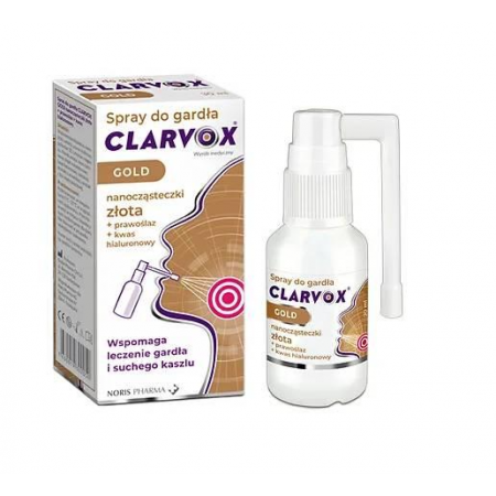 Clarvox Gold spray do gardła - 30 ml