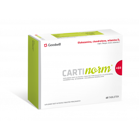 Cartinorm + D3 tabletki powlekane - 60 tabl.