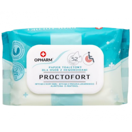 Opharm Proctofort Papier toaletowy dla osób z hemoroidami