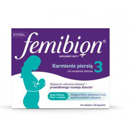 Femibion 3 Karmienie Piersią tabletki i kapsułki - 56 tabl. +