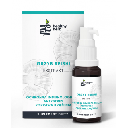 Healthy Herb Grzyb reishi ekstrakt 30 ml