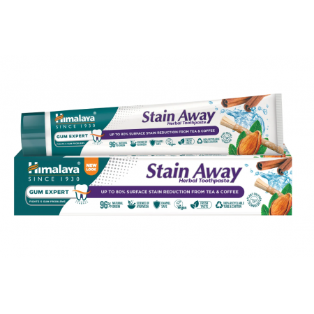 Himalaya Stain Away Pasta przeciw przebarwieniom zębów - - 75 ml