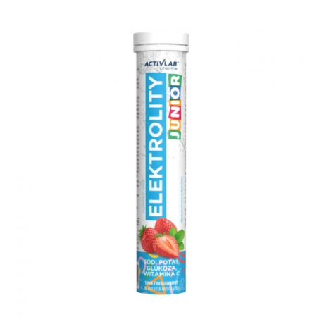 Activlab elektrolity junior truskawka 20 tabl.