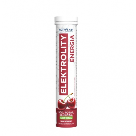 Activlab elektrolity energia wiśnia 20 tabl.