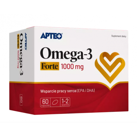 Omega 3 Apteo kapsułki - 60 kaps. (4x15)