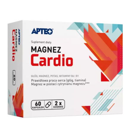 Magnez Cardio Apteo kapsułki - 60 kaps.