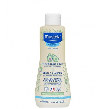 Mustela Szampon do mycia włosów delikatny - - 500 ml
