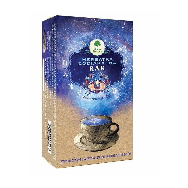 Dary Natury Herbatka zodiakalna Rak 50 g Dary Natury Herbatka zodiakalna Rak 50 g