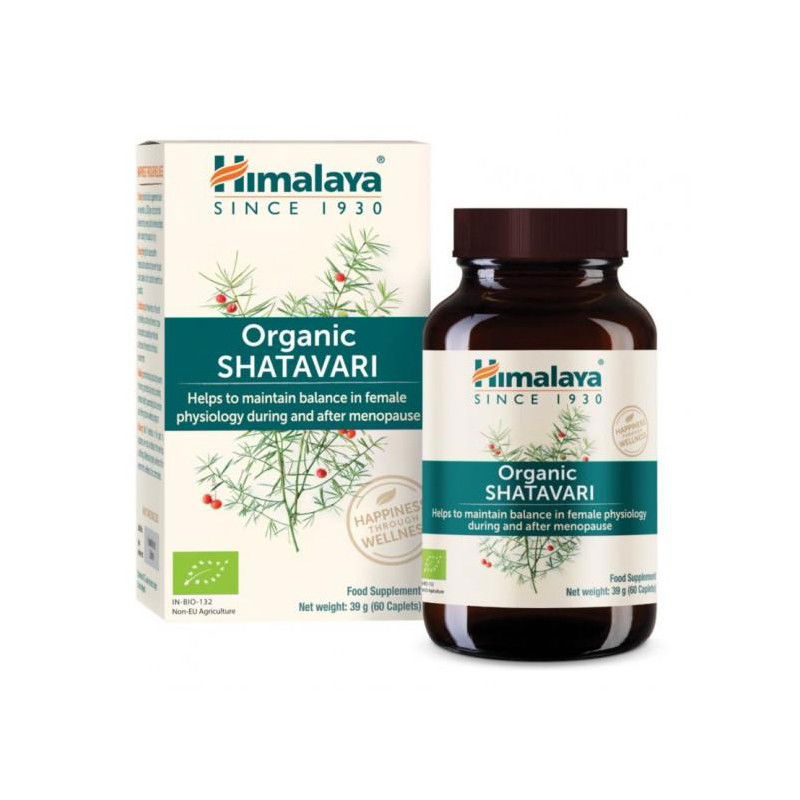 Himalaya Organic Shatavari 60 tabletek Himalaya Organic Shatavari 60 tabletek