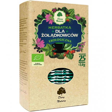 Dary Natury- herbata dla żołądkowców eko 25x 2 g Dary Natury- herbata dla żołądkowców eko 25x 2 g_2