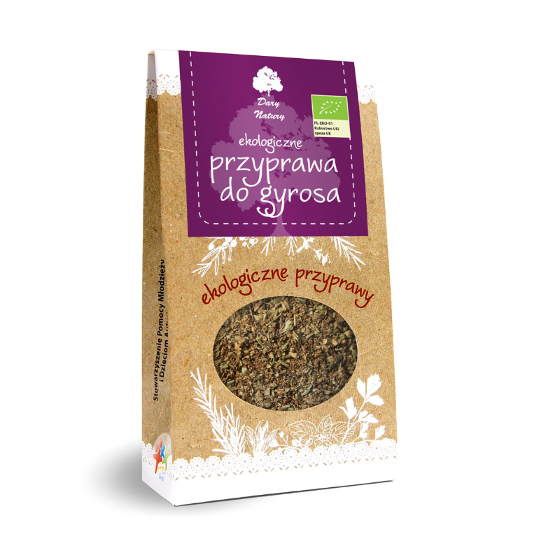 Dary natury przyprawa do gyrosa 50 g eko Dary natury przyprawa do gyrosa 50 g eko
