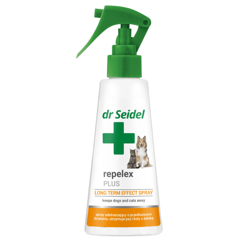 Dr Seidel repelex plus 100ml płyn odstraszający psy i koty Dr Seidel repelex plus 100ml płyn odstraszający psy i koty