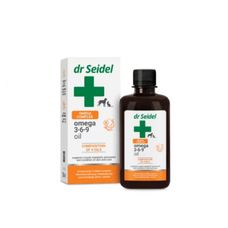 Dr Seidel omega 3-6-9 oil 250ml odporność skóra sierść Dr Seidel omega 3-6-9 oil 250ml odporność skóra sierść_2