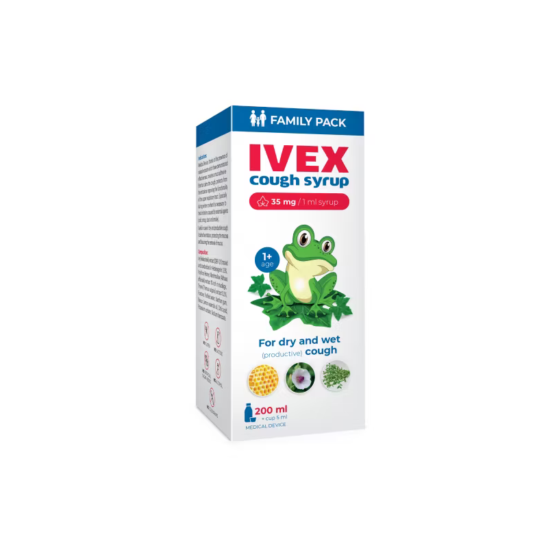 Ivex Syrop na kaszel suchy i mokry 200 ml