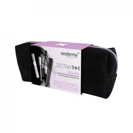 Sesderma Seslash Zestaw Serum aktywujące wzrost rzęs i brwi, 5 ml + Regenerująca maskara do rzęs, 5 ml_2