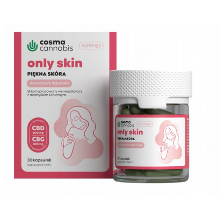 Kapsułki konopne Only Skin - Cosma Cannabis 30 sztuk_2