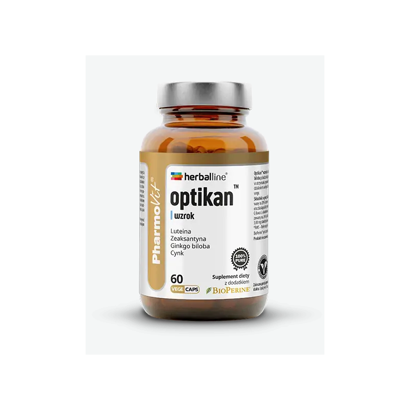 PHARMOVIT optikan wzrok kapsułki - 60 kaps. PHARMOVIT optikan wzrok kapsułki - 60 kaps.