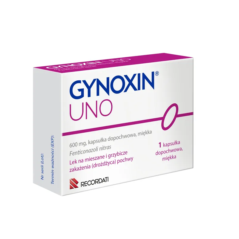 Gynoxin Uno kapsułka dopochwowa miękka 600 mg 1 kaps.