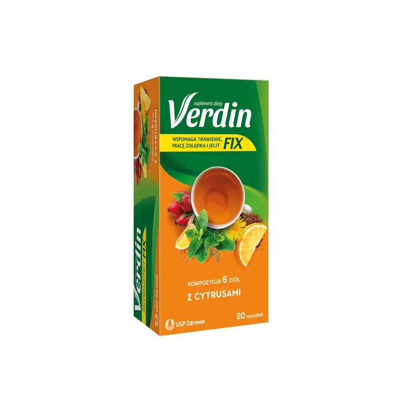 Verdin Fix z cytrusami susz - 20 sasz. Verdin Fix z cytrusami susz - 20 sasz.