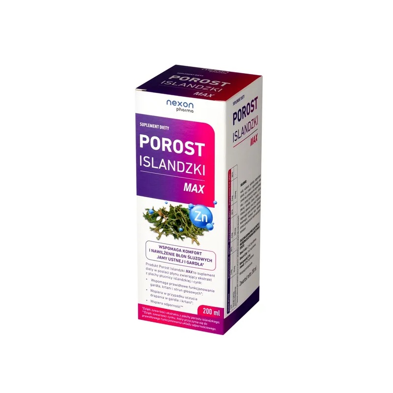 Porost Islandzki Max syrop - 200 ml Porost Islandzki Max syrop - 200 ml