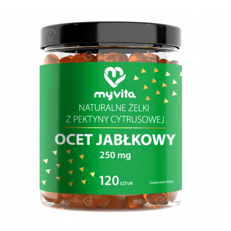 MyVita Ocet Jabłkowy żelki - 120 szt. MyVita Ocet Jabłkowy żelki - 120 szt._2