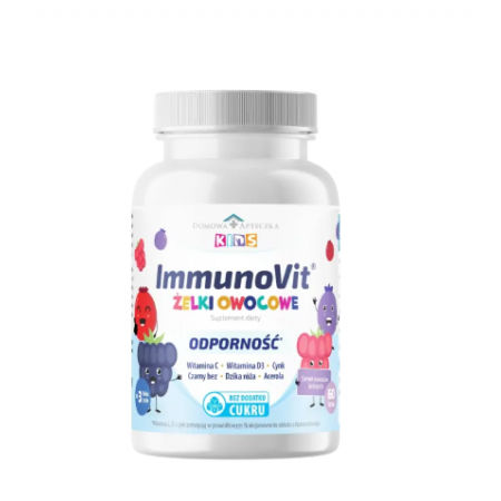 Immunovit Odporność Żelki owocowe bez dodatku cukru - - 180 g