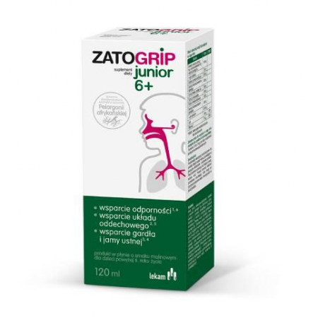 Zatogrip Junior 6+ płyn - 120 ml