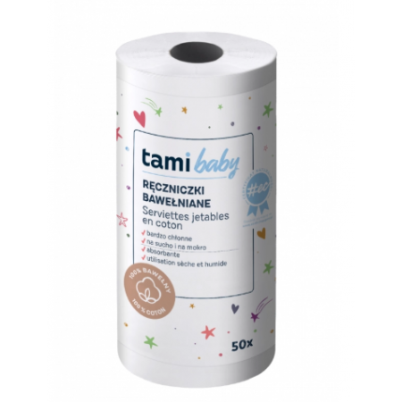 Tami MyBaby Bawełniane Ręczniczki dla noworodków i niemowląt -