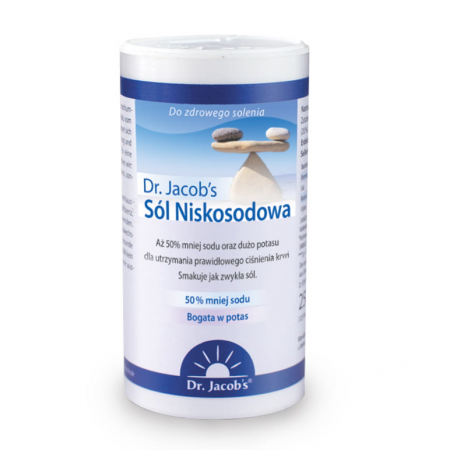 Sól Niskosodowa Dr. Jacobs granulat - 250 g
