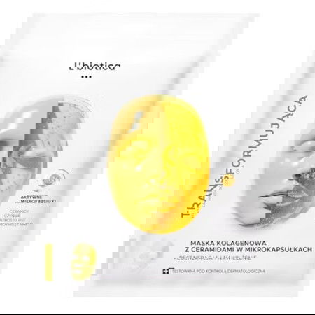 LBIOTICA MIKROKAPSUŁKI HYDROŻELOWA MASKA TWARZ CERAMIDY 1 SZT