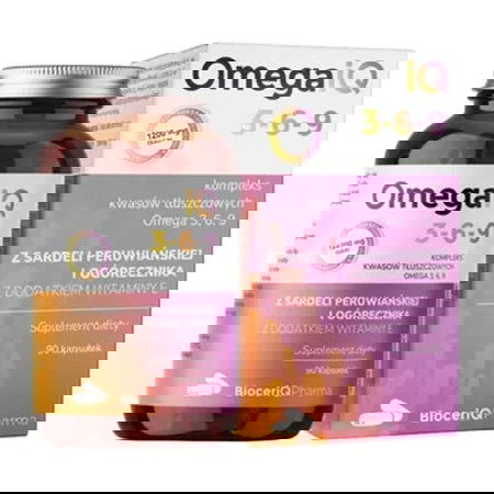 BioceriQ OmegaiQ 3-6-9 1200 mg kapsułki miękkie - 90 kaps.