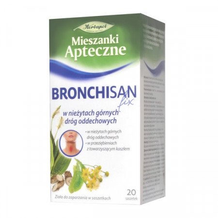 Bronchisan fix, zioła do zaparzania w saszetkach, 3 g, 20 szt.