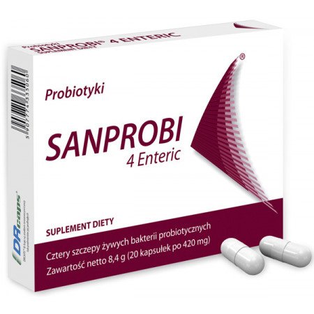 Sanprobi 4 Enteric probiotyk, 20 kapsułek