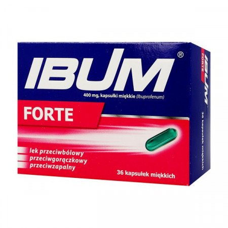 Ibum Forte, Ibuprofen 36 kapsułek