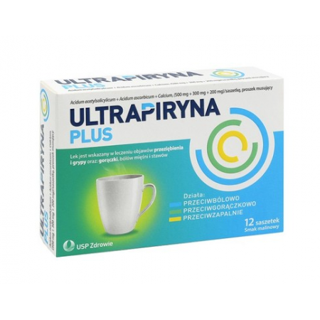 Ultrapiryna Plus prosz.musuj. 12 sasz.