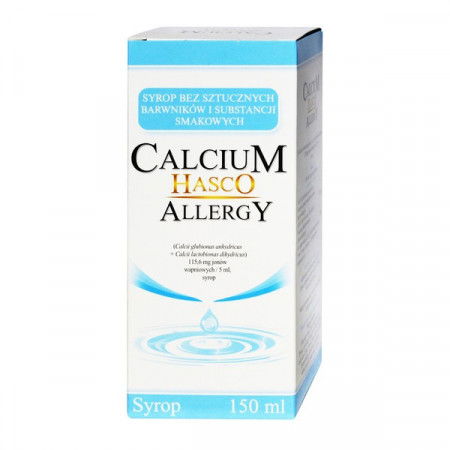 Calcium Hasco Allergy, wapno syrop 150 ml