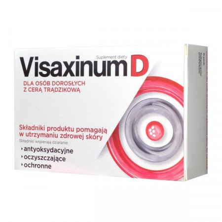 Visaxinum D dla osób dorosłych z cerą trądzikową, 30 tabletek