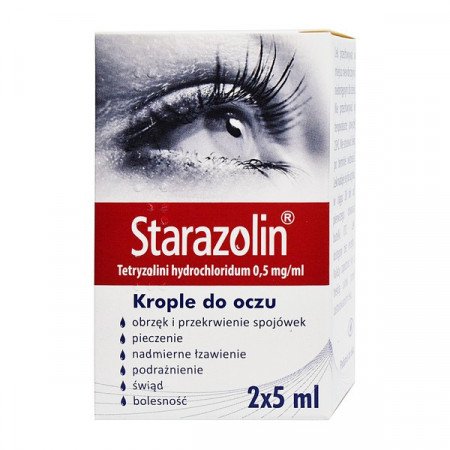 Starazolin, (0,5 mg/ml) krople do oczu 2 x 5 ml