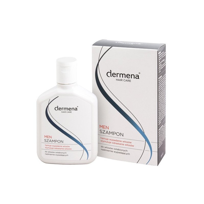 Dermena Hair Care, Men, szampon hamujący wypadanie i stymulujący odrastanie włosów, 200 ml