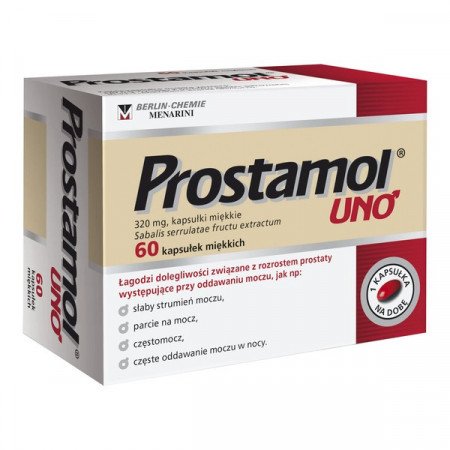 Prostamol Uno, 320 mg, prostata, 60 kapsułek
