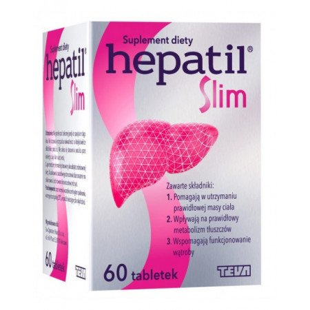 HEPATIL SLIM, 600 mg, 60 tabletek