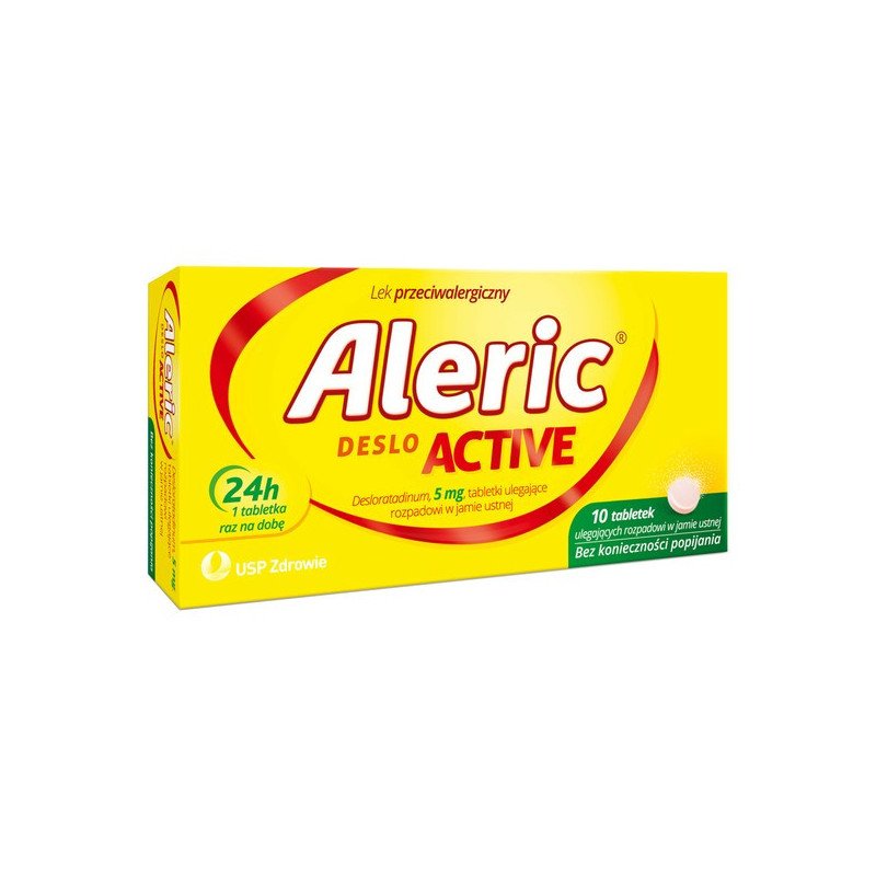 Aleric Deslo Active, 5 mg, tabletki ulegające rozpadowi w jamie