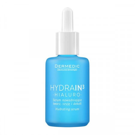 Dermedic Hydrain 3, serum nawadniające, skóra sucha 30 ml (data