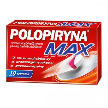 Polopiryna Max, 500 mg, 10 tabletek