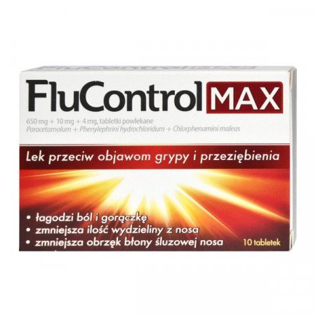 Flucontrol Max, 10 tabletek powlekanych