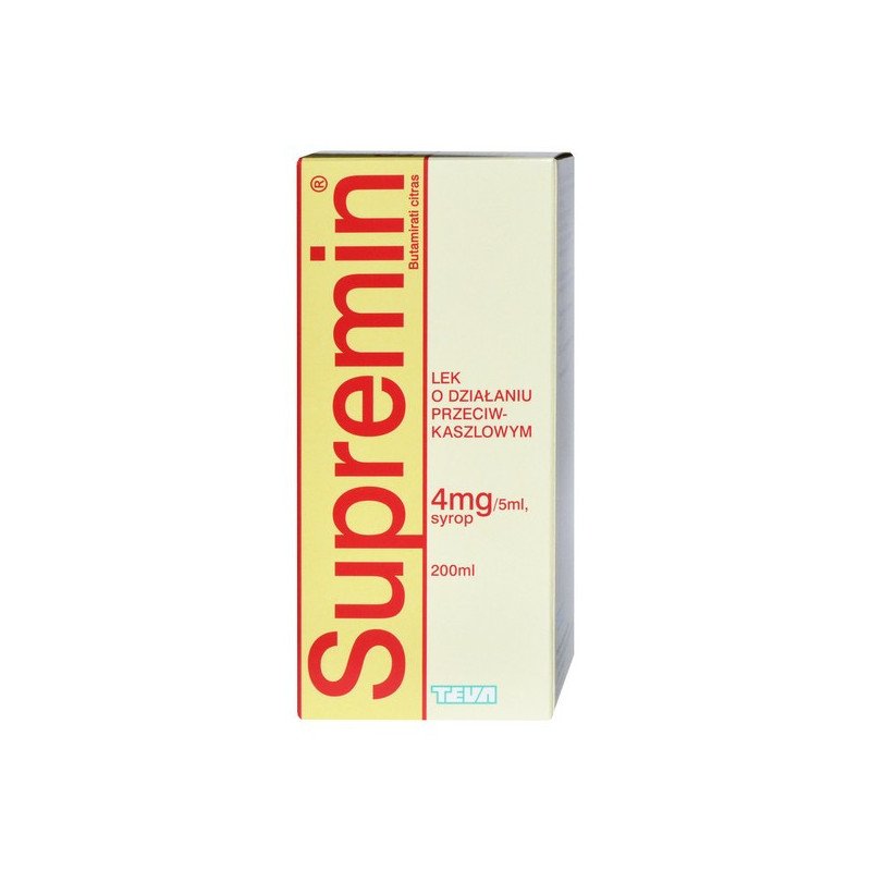 Supremin, syrop, (4 mg / 5 ml), 200 ml