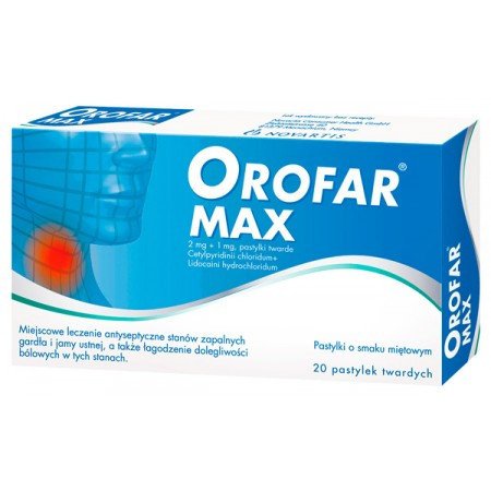 Orofar MAX 20 tabletek