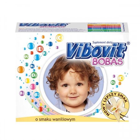 Vibovit Bobas, dla dzieci w wieku od 2 do 4 lat, smak